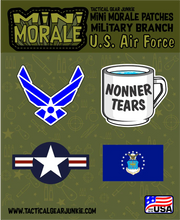 Load image into Gallery viewer, Stickers - Mini Morale - U.S. Air Force Pack 1
