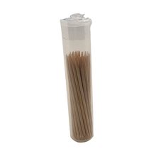 Load image into Gallery viewer, 36 Qty Unflavored Birchwood Toothpicks in Plastic Tubes
