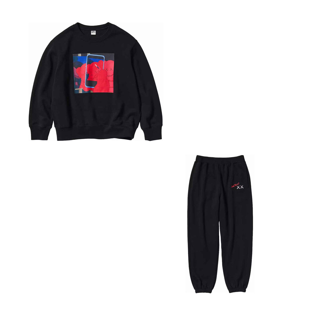 KAWS x Uniqlo Warhol Mens Graphic Sweatshirt (Full Set)
