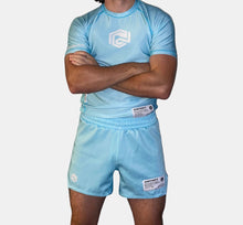 Load image into Gallery viewer, CORE SERIES SHORT SLEEVE RASH GUARD - BLUE
