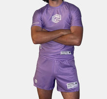 Load image into Gallery viewer, CORE SERIES SHORT SLEEVE RASH GUARD - PURPLE
