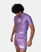 Load image into Gallery viewer, CORE SERIES SHORT SLEEVE RASH GUARD - PURPLE
