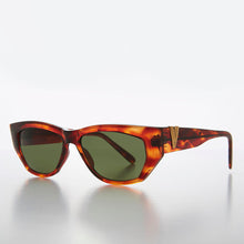 Load image into Gallery viewer, Chunky Mod Street Style Vintage Sunglass with Gold Bling - Val
