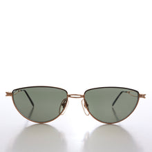 Load image into Gallery viewer, Gold Semi-Oval Vintage Sunglasses - Veanne
