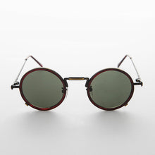 Load image into Gallery viewer, Round Goth Steampunk Vintage Sunglass - Waldo
