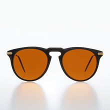 Load image into Gallery viewer, Round Amber Tinted Vintage Sunglass - West
