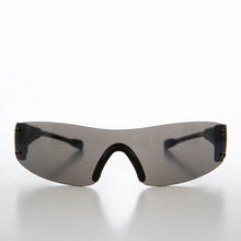 Load image into Gallery viewer, Sporty Wrap Around Shield Mono Lens Sunglass - Wolf
