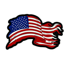 Load image into Gallery viewer, USA Waving Flag 4-Inch PVC Patch - Vibrant Patriotism for Those who still love THE USA
