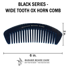 Load image into Gallery viewer, Wide Tooth Ox Horn Comb
