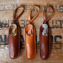 Load image into Gallery viewer, Wine Key with Leather Holster - USA Made
