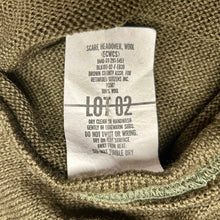 Load image into Gallery viewer, US GI 100% Wool Tube Scarf - New
