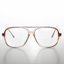 Load image into Gallery viewer, Square Retro Aviator Bifocal Reader - Zeek
