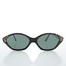 Load image into Gallery viewer, Slim Black Cat Eye Vintage Sunglasses - Zelda
