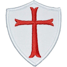Load image into Gallery viewer, Knights Templar - 2.5x3 Shield Patch
