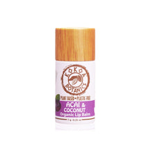 Load image into Gallery viewer, Acai and Coconut - Vegan Organic Lip Balm - Plastic Free .25 oz
