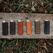 Load image into Gallery viewer, Leather Lighter Cover - USA Made
