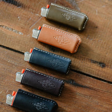 Load image into Gallery viewer, Leather Lighter Cover - USA Made
