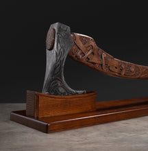 Load image into Gallery viewer, Viking axe handmade Ulfhednar Warriors
