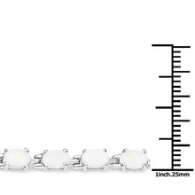 Load image into Gallery viewer, 6.82 Carat Genuine Opal .925 Sterling Silver Bracelet
