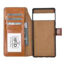 Load image into Gallery viewer, Google Pixel 6 Pro Leather Wallet Case Detachable RFID – Magic
