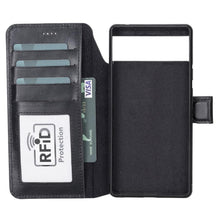 Load image into Gallery viewer, Google Pixel 6 Pro Leather Wallet Case Detachable RFID – Magic
