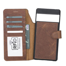 Load image into Gallery viewer, Google Pixel 6 Pro Leather Wallet Case Detachable RFID – Magic
