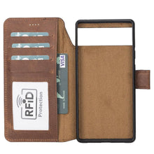 Load image into Gallery viewer, Google Pixel 6 Pro Leather Wallet Case Detachable RFID – Magic
