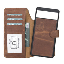 Load image into Gallery viewer, Google Pixel 6 Pro Leather Wallet Case Detachable RFID – Magic
