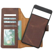 Load image into Gallery viewer, Google Pixel 7 Leather Wallet Case Detachable RFID – Magic
