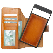 Load image into Gallery viewer, Google Pixel 7 Leather Wallet Case Detachable RFID – Magic
