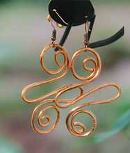Load image into Gallery viewer, Copper Earring Design
