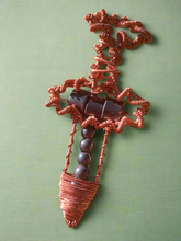 Load image into Gallery viewer, Hematite Protection Sword Pendant
