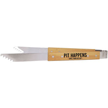 Load image into Gallery viewer, Barbecue Tongs 14&quot; Bamboo
