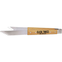 Load image into Gallery viewer, Barbecue Tongs 14&quot; Bamboo
