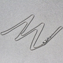 Load image into Gallery viewer, 14k White Gold Bead Chain 1.0mm
