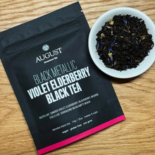 Load image into Gallery viewer, Black Metallic - Violet Elderberry Black Tea
