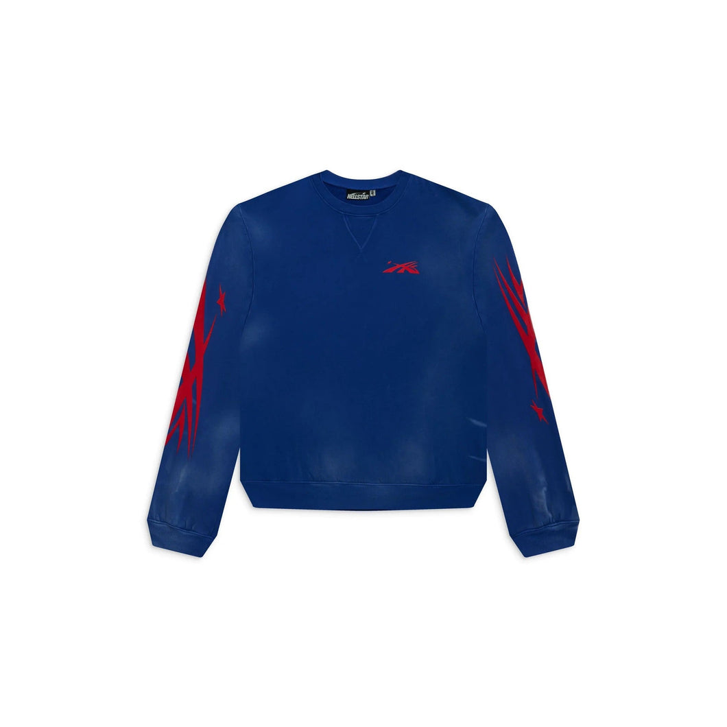 Hellstar Sports Core Logo Crewneck Royal Blue