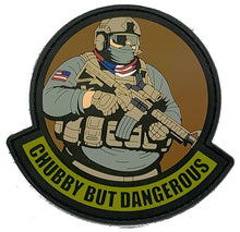 Load image into Gallery viewer, &#39;Big Bubba&#39; - Chubby But Dangerous - OCP 4&quot; PVC Patch - Meal Team 6 Member
