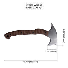 Load image into Gallery viewer, Combat tomahawk "Barong" with polymer composite handle
