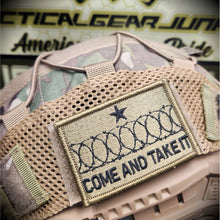 Load image into Gallery viewer, Come And Take It Texas Border Wall Barbed Wire - 2x3 Patch
