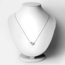 Load image into Gallery viewer, 1.90 Carat Genuine Blue Topaz .925 Sterling Silver Pendant
