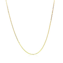 Load image into Gallery viewer, 10k Yellow Gold Diamond Cut Cable Link Chain (0.87 mm)
