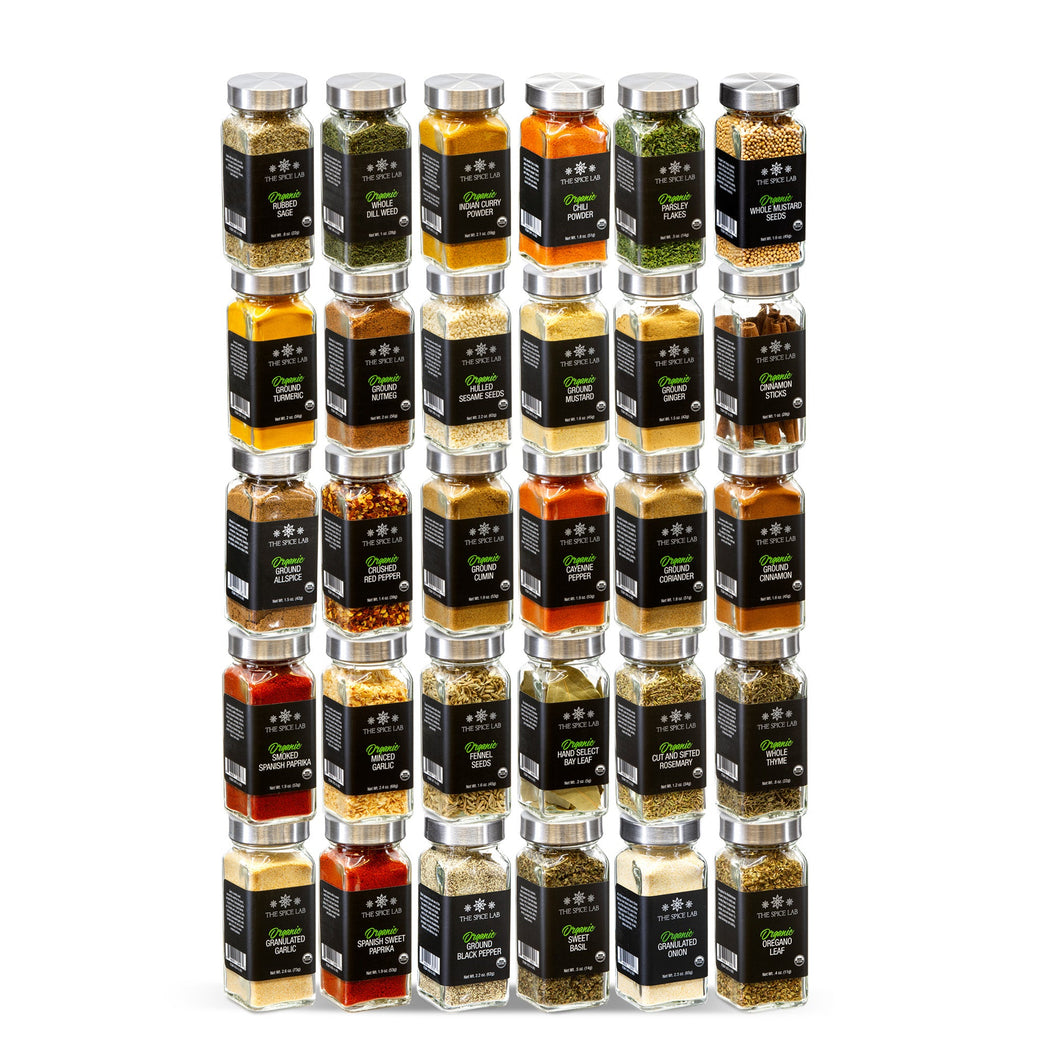Organic Spice Complete Collection - 30 Jars
