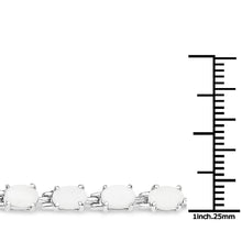 Load image into Gallery viewer, 6.82 Carat Genuine Opal .925 Sterling Silver Bracelet
