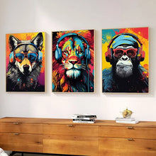 Load image into Gallery viewer, DecorBites™ Animal Headphones Gaming Posters for Teens
