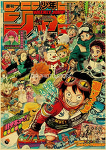 Load image into Gallery viewer, DecorBites™ Anime Poster Collection: Chainsaw Man, Attack on Titan, Haikyuu
