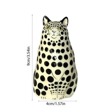 Load image into Gallery viewer, DecorBites™ Cat Polka Dot Resin Flower Bud Vase
