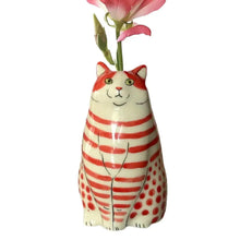 Load image into Gallery viewer, DecorBites™ Cat Polka Dot Resin Flower Bud Vase
