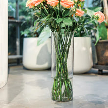 Load image into Gallery viewer, DecorBites™ Clear Acrylic Cylinder Vase for Weddings
