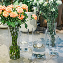 Load image into Gallery viewer, DecorBites™ Clear Acrylic Cylinder Vase for Weddings
